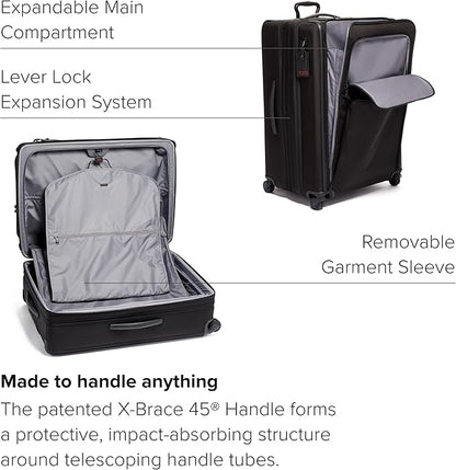 TUMI Extended Trip Expandable 4-Wheeled Packing Case - Rolling Suitcase with Removable Garment Sleeve - Secure Luggage - Black
