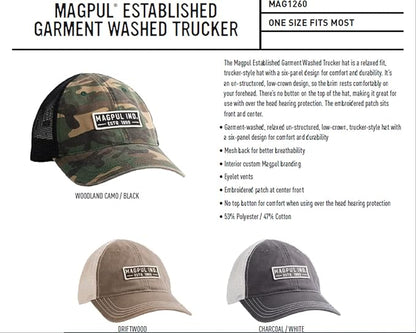 Magpul Trucker Hat Snap Back Baseball Cap, One Size Fits Most