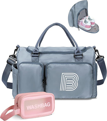Initial Travel Duffle Bag, Sports Gym Bag, Personalized Weekender Bag,Monogram Overnight Bag, Birthday Gifts Daughter Gifts Friend Gifts, engagement gift, bridal shower gifts