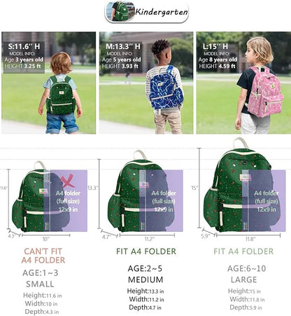 Toddler Backpack for Boys Girls 2-5: Preschool Backpack for Girls - Cute Kids Backpack for Girls