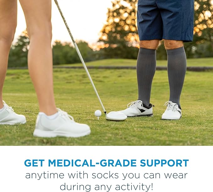 Medical Grade Compression Socks for Men & Women 15-20 mmHg by OrthoSleeve (Tan, X-Large)