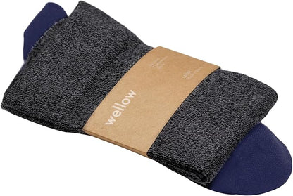 Wellow Premium Socks (Compression Socks - Regular) for Men & Women, Made with Viscose from Bamboo, Knee High, 18-25 mmHg