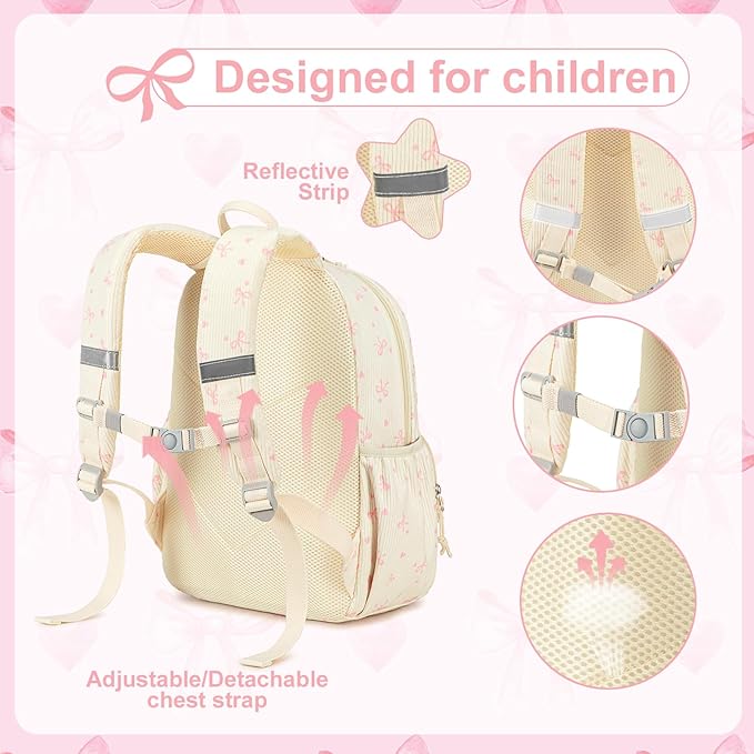 CAMTOP Preschool Backpack for Kids Boys Girls Toddler Backpack Kindergarten School Bookbags for Age 3-8
