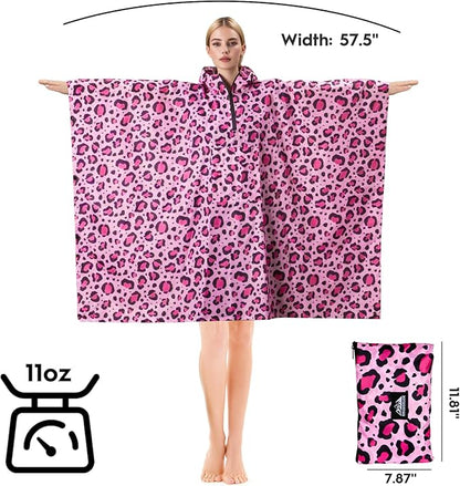 Bruvoalon 3-in-1 Rain Poncho with 1/4 Zip & Chest Pocket, Waterproof, Sunshade, Ground Mat for Adults & Youth Emergency