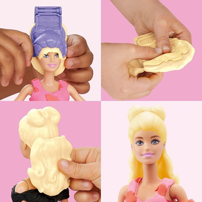 Play-Doh Barbie Designer Fashion Show Set, Make Doll Clothes with 21 Fashion Accessories & Modeling Compound, Kids Arts & Crafts for Girls & Boys, Ages 5+