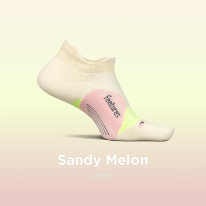 Feetures Elite Light Cushion No Show Tab Athletic Ankle Socks - Sport Sock with Targeted Compression