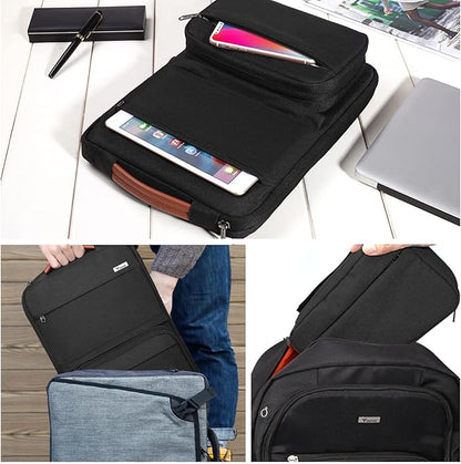 Voova Laptop Sleeve Case 13 14 Inch Compatible with MacBook Air 13 M2/M3/M4, MacBook Pro 13/14,13.5”Surface Laptop 4/5,Chromebook 14,2 in 1 Waterproof Computer Bag with Detachable Accessory Pouch