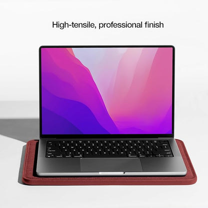 Incase ICON Sleeve with Woolenex - MacBook Air 13 inch M1, 2020, 2019, 2018 & MacBook Pro 13 inch 2019, 2018, 2017, 2016 Case - Fitted MacBook Case, Laptop Sleeve, Hard Cover, Durable (Red Clay)