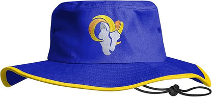 NFL Solid Team Color Logo Sport Outdoor Sun Bucket Boonie Hat