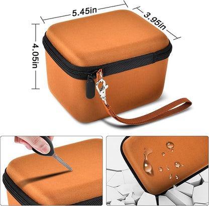 Vlogging Camera Case Compatible with for Duluvulu/for VJIANGER/for JGIPL/for TEBNGIHNM 4K Digital Cameras for Youtube. Vlog Camera Carrying Storage for Lens, Cable and Other Accessories - Brown