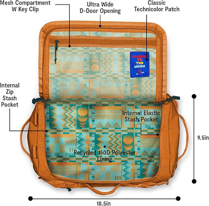 Baboon to the Moon Go-Bag Mini 32L – Detachable Straps, Small Duffle Bag for Travel, Gym Bag for Women, Mens Travel Bag, Duffel Bags for Traveling, Travel Duffel Bags for Women (Caramel)