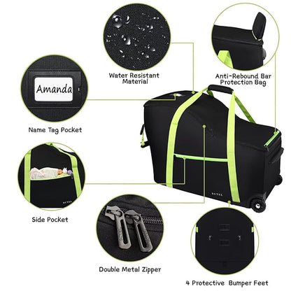 Baby Car Seat Travel Bag Fit Chicco Keyfit 35 and Anti-rebound Bar Base, Doona Car Seat Stroller and Base, Nuna Pipa Travel Bag, Infant Car Seat Bags for Air Travel, Doona Travel Bag