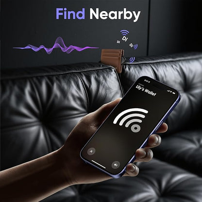 Air Tracker Tags-4 Pack: Bluetooth Tracker Work with Apple Find My (iOS only), Smart Tag Keys Finder Tracking Tags and Item Locator for Luggage Tracker, Bags, Wallet, Travel