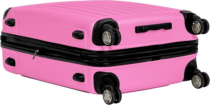Kenneth Cole REACTION Renegade Luggage Expandable 8-Wheel Spinner Lightweight Hardside Suitcase, Watermelon, 28-Inch Checked