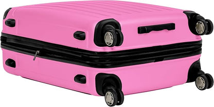 Kenneth Cole REACTION Renegade Luggage Expandable 8-Wheel Spinner Lightweight Hardside Suitcase, Watermelon, 28-Inch Checked