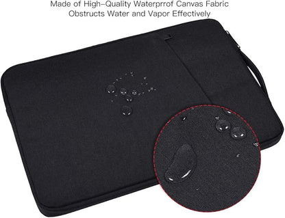 Laptop Sleeve 14 Inch, 14 Inch Laptop Case for Dell Latitude/Inspiron, HP ASUS Lenovo Chromebook/Stream/ASUS Vivobook/Lenovo IdeaPad Computer Sleeve Bag, Black
