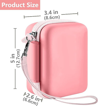 Leayjeen Underwater Camera Case Compatible with YISENCE/Trsunow/HICSHON/Yifecial/QUNVAL 11FT Waterproof Camera,Selfie Underwater Camera, Waterproof Floatable Digital Camera-Pink(Case Only)