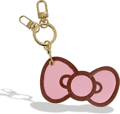 Sonix Keychain Case Compatible with Apple AirTag | Protective AirTag Cover Keychain Charm (Hello Kitty Pink Bows)