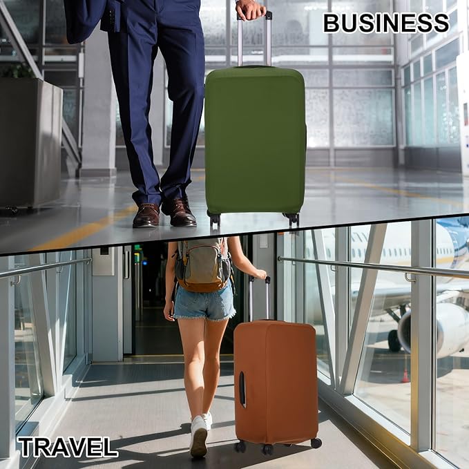 uxcell Travel Luggage Cover, Washable Suitcase Covers for Luggage Anti-scratch Suitcase Protector Elastic Baggage Protective, Fits 26-28 Inch Suit Case, Purple Blue