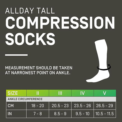 CEP Men’s Allday Knee High Compression Wool Socks - Business, Dress, Travel Long Socks