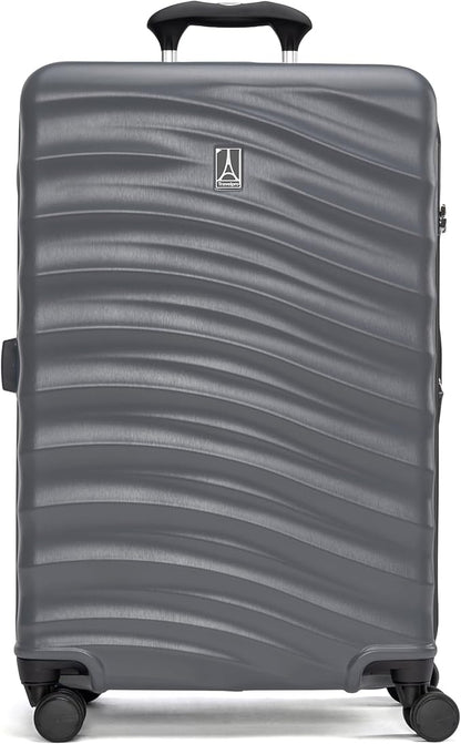 Travelpro Maxlite Air V2 Hardside Expandable Checked Luggage, 8 Spinner Wheels, Lightweight Hard Shell Suitcase, TSA lock, Shadow Grey, Checked Medium 25-Inch