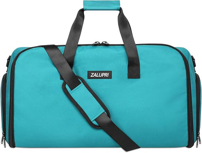 Garment Duffle Bags for Travel, Carry On Garment Duffel Weekender Bag 45L | 2-days Trip,Wrinkle-Free Travel,Separate Shoe Pocket | Overnight Garment Bag for Vacation, Business Trips, Weekend