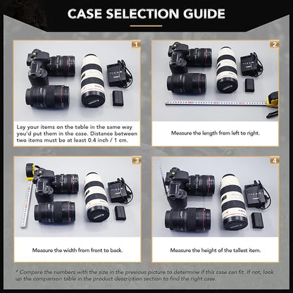 Lykus HC-5230 Large Waterproof Hard Case with Wheels and Customizable Foam, Interior Size 20.5x14.2x13.6 inch, Suitable for cameras, lenses, electronic equipment and more