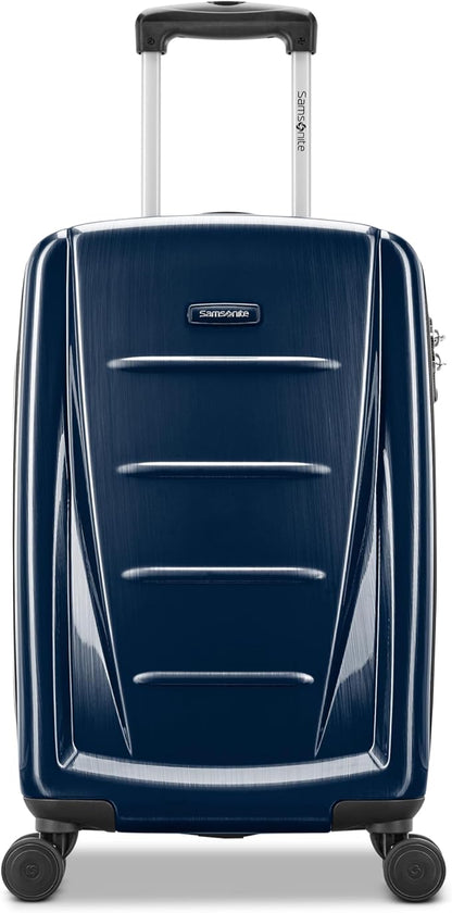 Samsonite Winfield 2 Hardside Luggage with Spinner Wheels, Navy, Carry-On 20-Inch