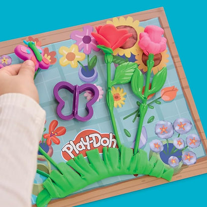 Play-Doh Flower Shop Playset, 27 Garden Toy Accessories, Kids Arts & Crafts, 3+ (Amazon Exclusive)
