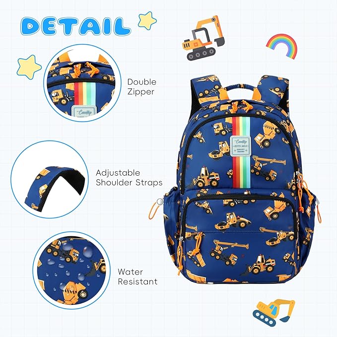 CAMTOP Preschool Backpack for Kids Boys Girls Toddler Backpack Kindergarten School Bookbags for Age 3-8