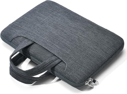 Slim Business Laptop Sleeve, Lightweight Protective Case with Handle & Pockets for 14/15.6" Laptops