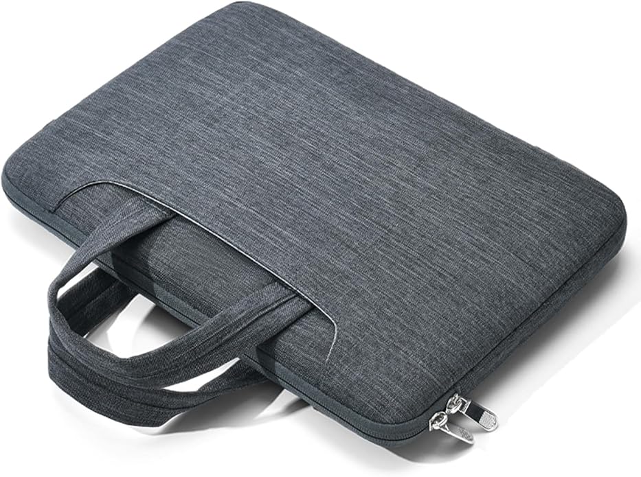 Slim Business Laptop Sleeve, Lightweight Protective Case with Handle & Pockets for 14/15.6" Laptops