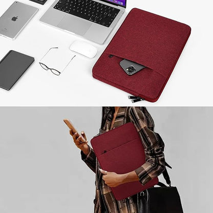 Laptop Case Sleeve 14 inch for HP Pavilion 14, Stream 14, Chromebook 14, Dell Inspiron 14, Lenovo Flex 5, Lenovo ideapad 14, ASUS Zenbook 14, Computer Sleeve 14.5 inch Carrying Bag -Wine Red