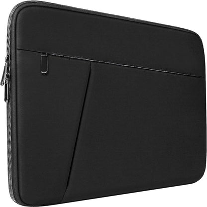 Laptop Sleeve case 14 inch, Protective Soft Padded Computer Carrying Bag Durable Laptop Cover Compatible with 14" MacBook HP Lenovo Dell ASUS Acer Chromebook Notebook Bag, Black