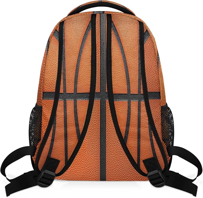 Art Basketball Skin Backpack for Women Men Kids 16 Inch Laptop Backpack Lightweight Travel Backpack Purse Casual Daypack School Backpacks for Girls Boys