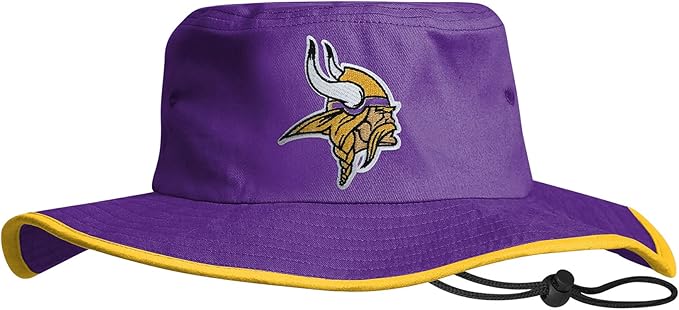 NFL Solid Team Color Logo Sport Outdoor Sun Bucket Boonie Hat