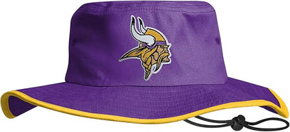 NFL Solid Team Color Logo Sport Outdoor Sun Bucket Boonie Hat