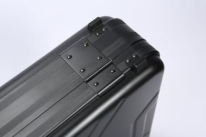 Business Aluminum Laptop Briefcase Combination Lock Lawyer Brief Case Hard Shell File Box