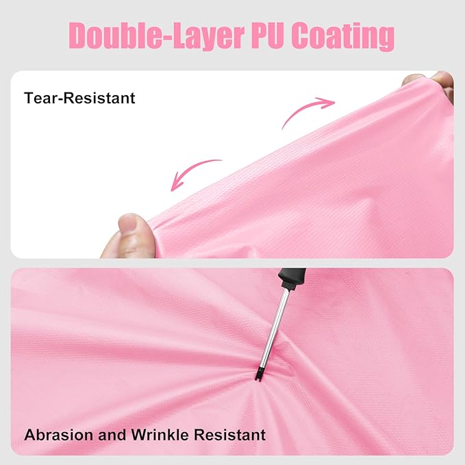 Andake Waterproof Rain Poncho for Adults Unisex,230T Ripstop Polyester,Raincoat Gear with Transparent Viewing Window Outdoors
