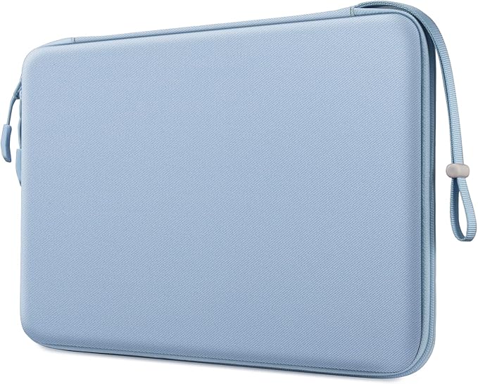 FINPAC Hard Laptop Sleeve Case for 15.3 inch MacBook Air M4 A3241 M3 A3114 M2 A2941 2025 2024, 16.2 inch MacBook Pro M4/M3/M2/M1 Pro/Max, Waterproof Case for Surface Laptop/Book, Ice Blue