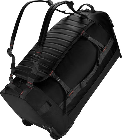 Rolling Duffle Bag with Wheels - 86L Extra Large Travel Duffel, Foldable & Waterproof Checked Luggage for Men, Camping, Sports, Long Trips