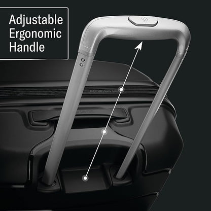 Samsonite Freeform Hardside Carry-On Luggage with Spinner Wheels - Hardshell Suitcase - TSA, Airline-Approved - Expandable Hard Shell, Smooth Rolling Wheels for Lightweight Travel - White