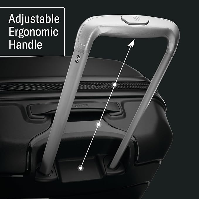 Samsonite Freeform Hardside Expandable with Double Spinner Wheels, Mint Green, Checked-Medium 24-Inch