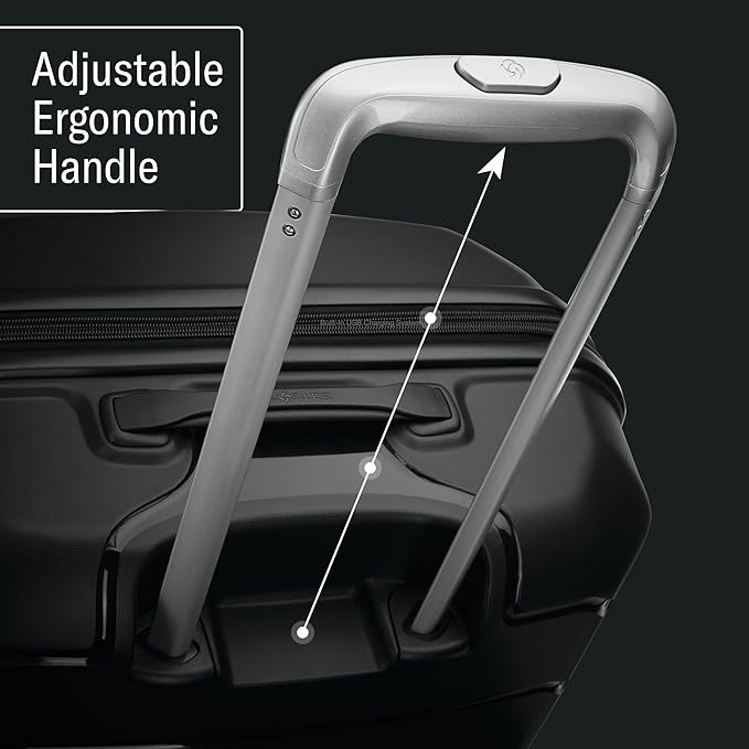 Samsonite Freeform Hardside Expandable with Double Spinner Wheels, Lilac, Checked-Medium 24-Inch