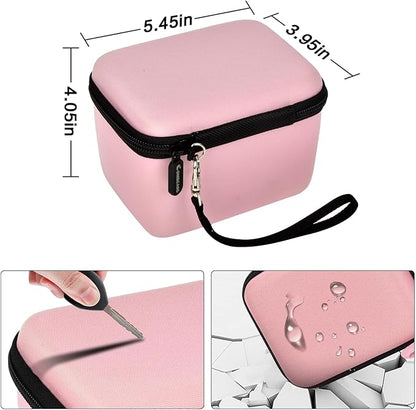 Vlogging Camera Case Compatible with for Duluvulu/for VJIANGER/for JGIPL/for TEBNGIHNM 4K Digital Cameras for Youtube. Vlog Camera Carrying Storage for Lens, Cable and Other Accessories - Pink