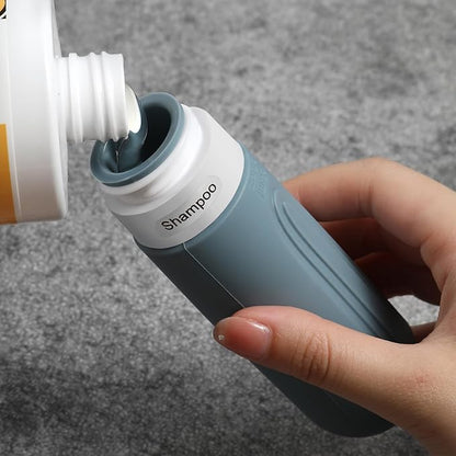 Travel Bottles for Toiletries, 5 Pack TSA Approved Travel Size Containers, 3oz Leak Proof Refillable Travel Accessories for Shampoo Conditioner, BPA Free Travel Bottles with Toiletry Bag