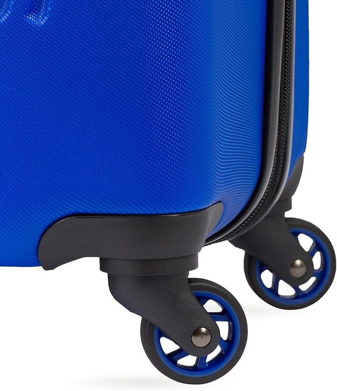 SwissGear 7366 Signature Hardside Expandable Luggage with Spinner Wheels, TSA Lock, Cobalt, Checked-Large 27-Inch