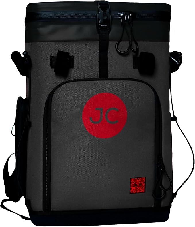 Convertible Cooler Backpack with Dry Storage by JustinCASE | Waterproof Travel Cooler Bag for Drinks, Clothes & Trips