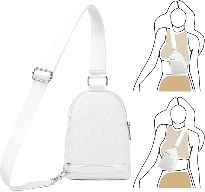 INICAT RFID Blocking Sling Bag,Anti Theft Crossbody Bags for Women,Travel Gifts Cross Body Purses Vegan Leather