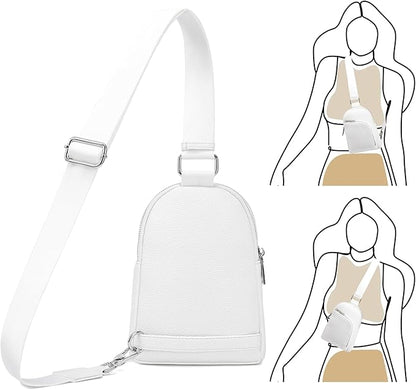 INICAT RFID Blocking Sling Bag,Anti Theft Crossbody Bags for Women,Travel Gifts Cross Body Purses Vegan Leather
